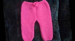 Pattern for knitting panties for newborns: step-by-step lesson